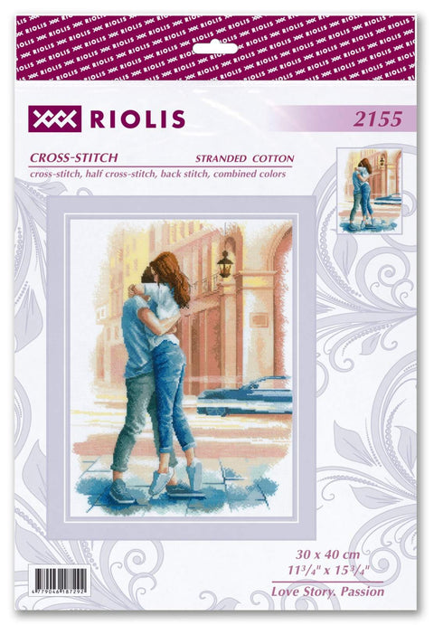 Love Story. Passion. Cross Stitch kit by RIOLIS Ref. no.: 2155