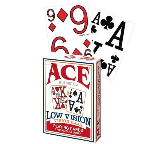 Low Vision New Sight playing cards