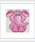 Pink Elephant SB042 - Cross Stitch Kit by Luca-s