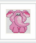 Pink Elephant SB042 - Cross Stitch Kit by Luca-s