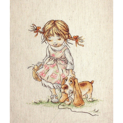 Walk SB1074 - Cross Stitch Kit by Luca-s