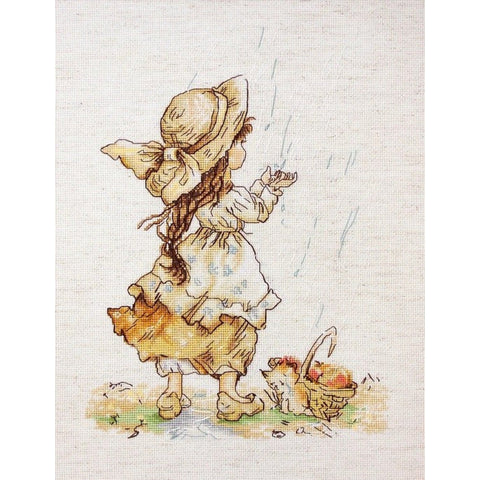 Summer Rain SB1077 - Cross Stitch Kit by Luca-s