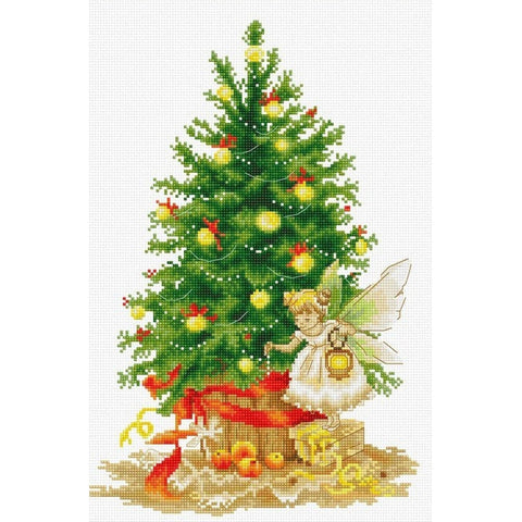 RARE find: Christmas Tree SB1117 - Cross Stitch Kit by Luca-s