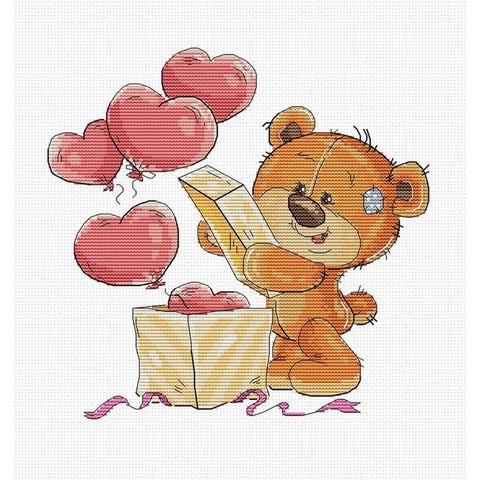 Teddy-bear SB1177 - Cross Stitch Kit