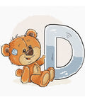 Letter D SB1205 - Cross Stitch Kit