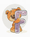 Letter F SB1207 - Cross Stitch Kit