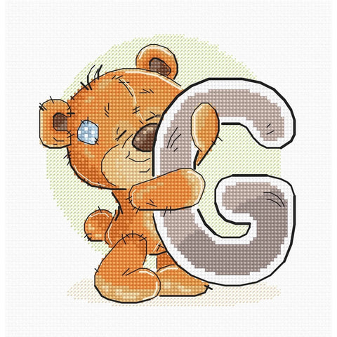 Letter G SB1208 - Cross Stitch Kit