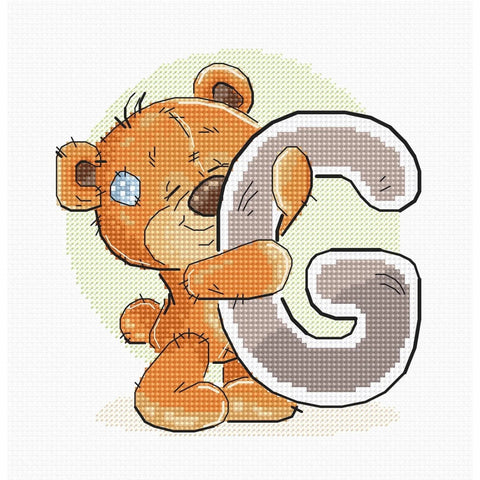 Letter G SB1208 - Cross Stitch Kit