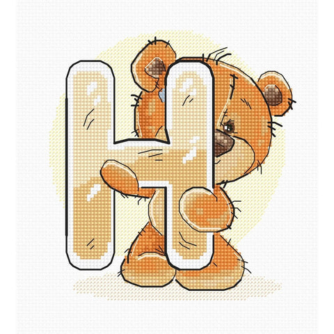 Letter H SB1209 - Cross Stitch Kit