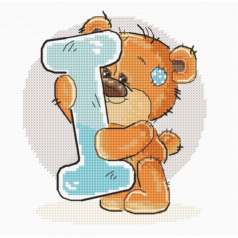 Letter I SB1210 - Cross Stitch Kit
