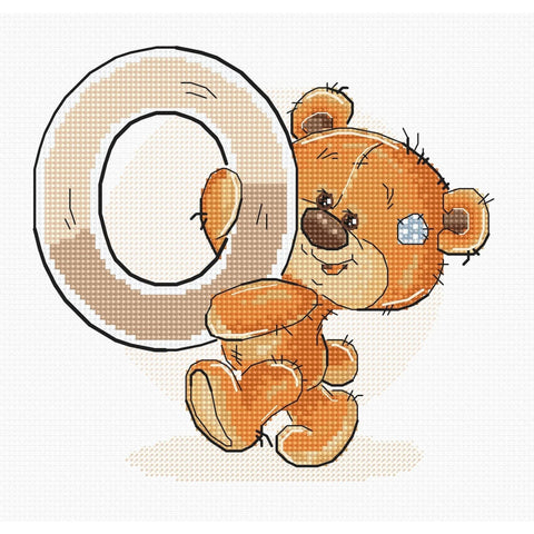 Letter O SB1216 - Cross Stitch Kit