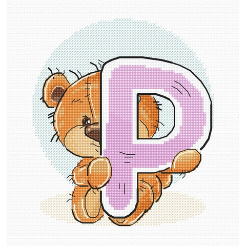 Letter P SB1217 - Cross Stitch Kit