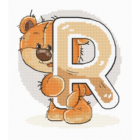 Letter R SB1219 - Cross Stitch Kit
