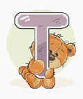 Letter T SB1221 - Cross Stitch Kit