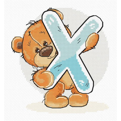 Letter X SB1225 - Cross Stitch Kit