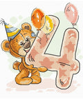 Number 4 SB1232 - Cross Stitch Kit