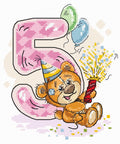 Number 5 SB1233 - Cross Stitch Kit