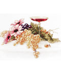 RARE find: Flowers and Grapes SB214 - Cross Stitch Kit by Luca-s