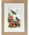 Birds in nest SB215 - Cross Stitch Kit by Luca-s