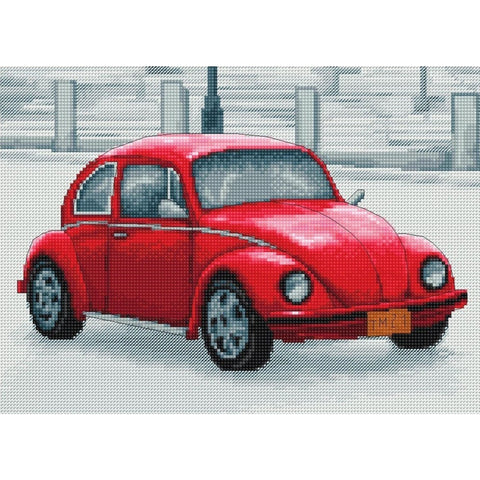 Retro cars SB2235 - Cross Stitch Kit by Luca-s