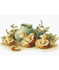 RARE find: Still Life with mushrooms SB2247 - Cross Stitch Kit by Luca-s