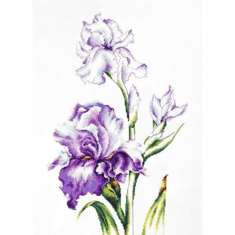 Irises SB2251 - Cross Stitch Kit by Luca-s