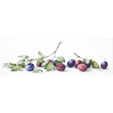 RARE find: Plums SB2257 - Cross Stitch Kit by Luca-s