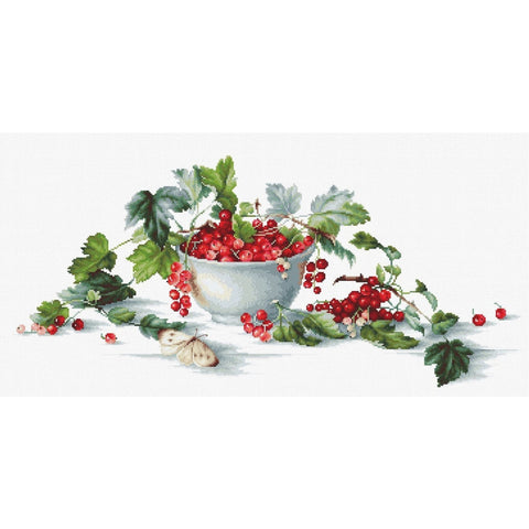 RARE find: Red Currants SB2260 - Cross Stitch Kit by Luca-s