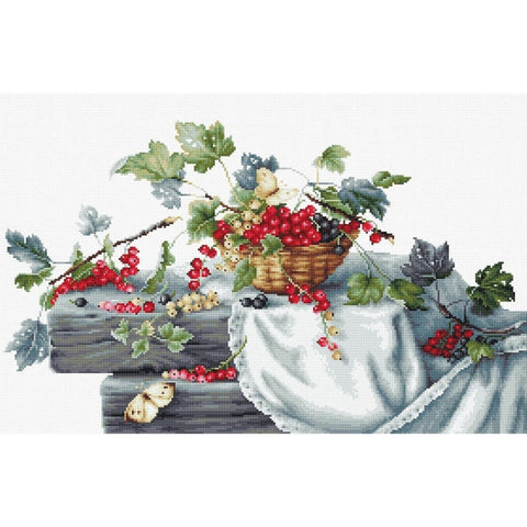 RARE find: Red Currants SB2262 - Cross Stitch Kit by Luca-s