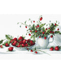 RARE find: Strawberries SB2277 - Cross Stitch Kit by Luca-s