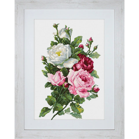 Bouquet of Roses SB2285 - Cross Stitch Kit by Luca-s