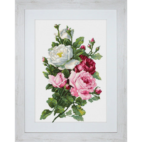 Bouquet of Roses SB2285 - Cross Stitch Kit by Luca-s