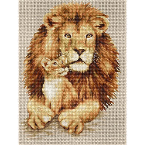 Lion SB2290 - Cross Stitch Kit by Luca-s