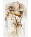 RARE find: Under Umbrella SB2293 - Cross Stitch Kit by Luca-s