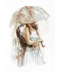 RARE find: Under Umbrella SB2294 - Cross Stitch Kit by Luca-s