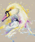 RARE find: The swans SB2297 - Cross Stitch Kit by Luca-s