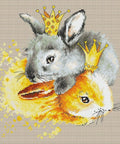 RARE find: Bunnies SB2299 - Cross Stitch Kit by Luca-s