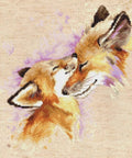 RARE find: Foxes SB2312 - Cross Stitch Kit by Luca-s