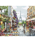 Paris in Flowers SB2365 - Cross Stitch Kit