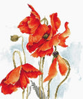 The Poppies SB2374 - Cross Stitch Kit