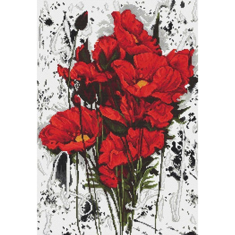 The Poppies SB2375 - Cross Stitch Kit