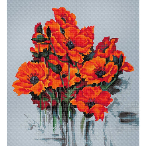 The Poppies SB2380 - Cross Stitch Kit