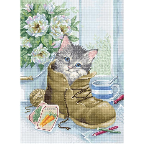 Cute kitten SB2391 - Cross Stitch Kit