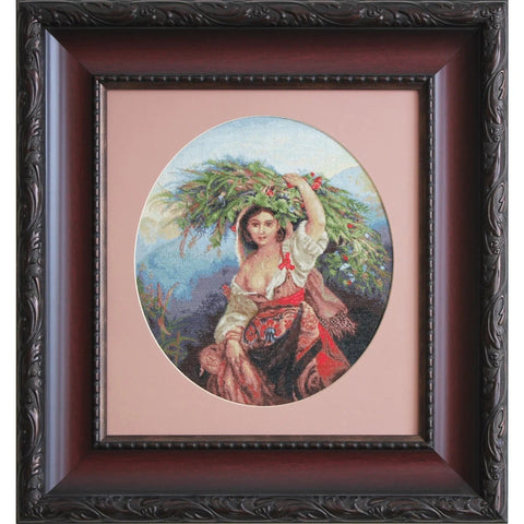 Italian with Flowers SB466 - Cross Stitch Kit by Luca-s