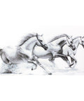RARE find: White horses SB495 - Cross Stitch Kit by Luca-s