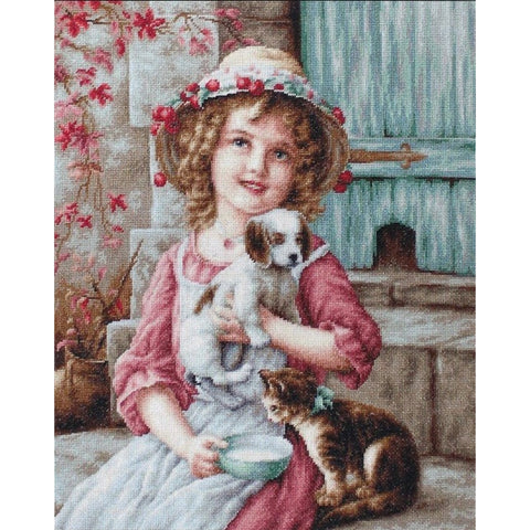 RARE find: Best of Friends SB518 - Cross Stitch Kit by Luca-s