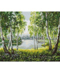 Native Birchesin the Light SB526 - Cross Stitch Kit by Luca-s