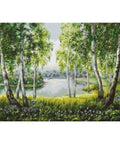 Native Birchesin the Light SB526 - Cross Stitch Kit by Luca-s