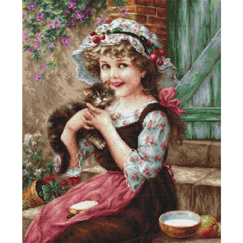 RARE find: The Little Kitten SB538 - Cross Stitch Kit by Luca-s