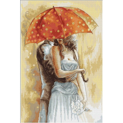 RARE find: Under Umbrella 2 SB555 - Cross Stitch Kit by Luca-s